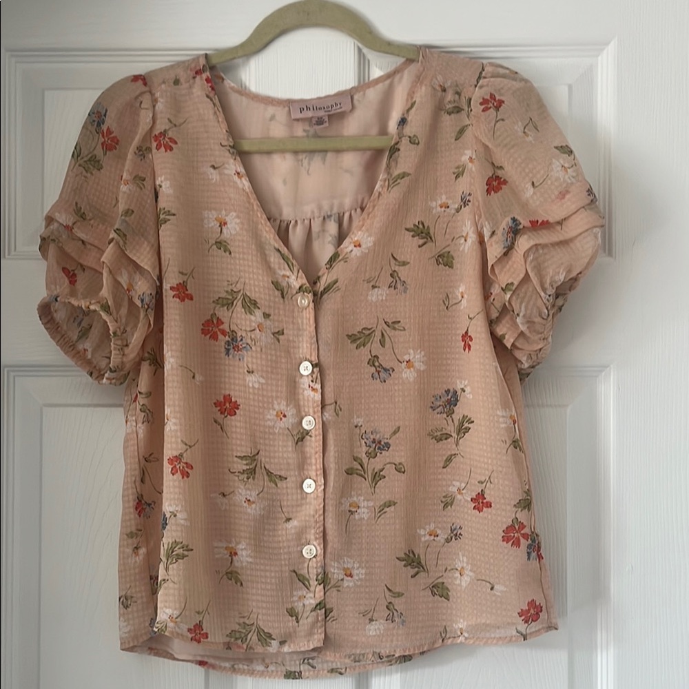 Philosophy Floral Blouse